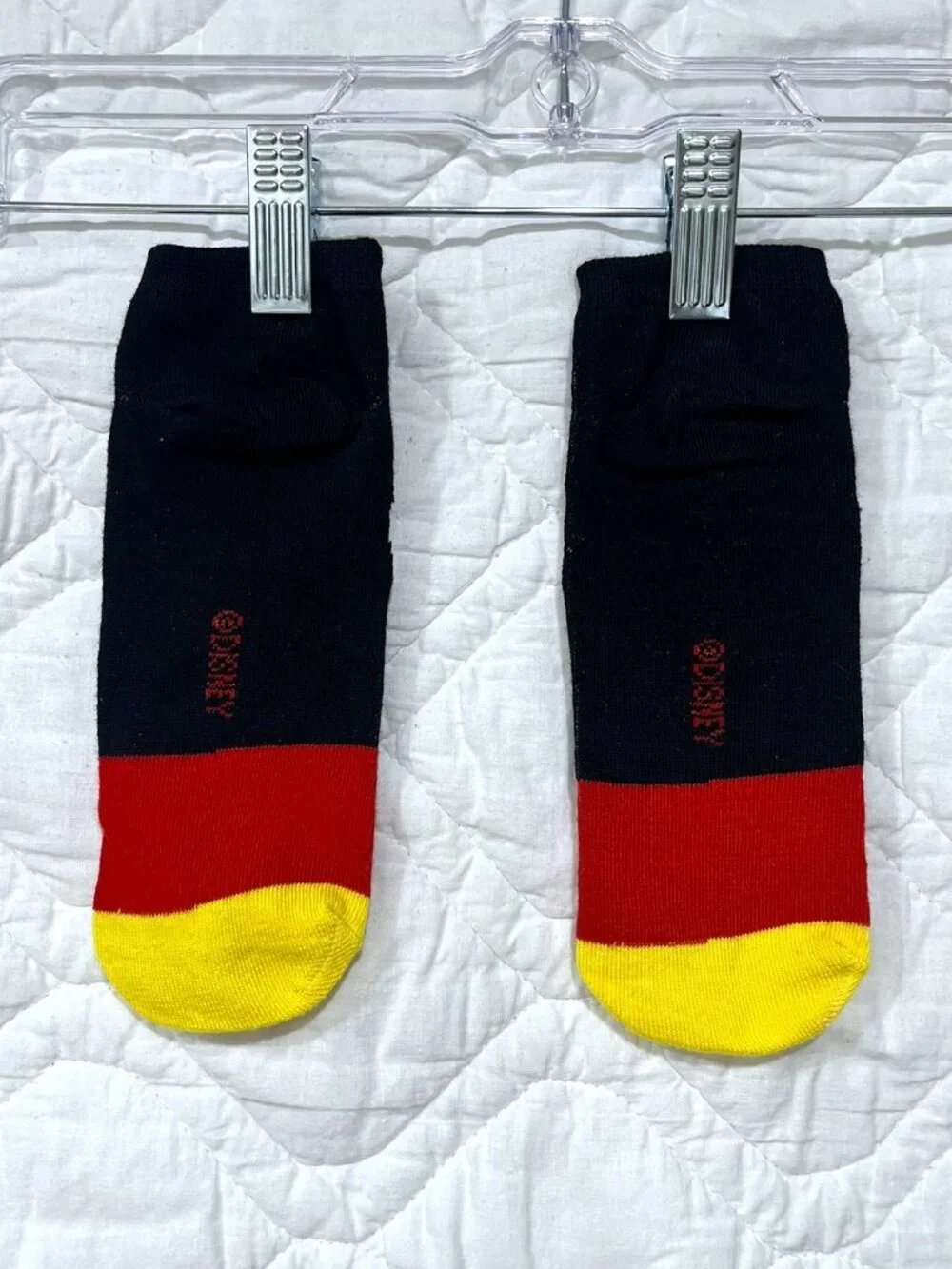 Disney Mickey & Minnie No-Show Socks – 3 Pairs – New Without Tags